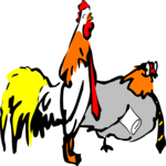 Business Chickens 1 Clip Art