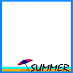 Summer Border Clip Art