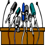 Press Conference - Empty Clip Art