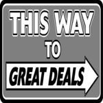 This Way to Great Deals 2 Clip Art