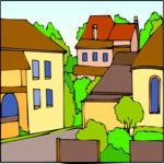 Houses 3 Clip Art