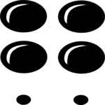 Braille- G Clip Art