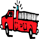 Fire Truck 05 Clip Art