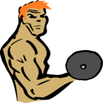 Weight Lifting 29 Clip Art