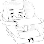 Car Seat 1 Clip Art