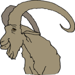 Mountain Goat 08 Clip Art