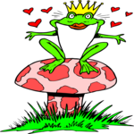 Frog Princess Clip Art