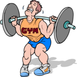 Weight Lifting 62 Clip Art