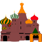 St Basil's Cathedral 5 Clip Art