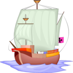 Ship 086 Clip Art