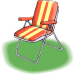 Chair - Lawn Clip Art