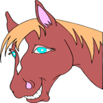 Horse Smiling Clip Art