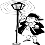 Lamplighter Clip Art