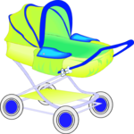 Baby Carriage 8 Clip Art