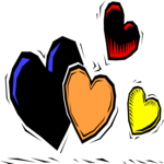 Hearts 13 Clip Art