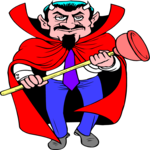 Plumber - Devil Clip Art