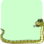 Snake Frame 1 Clip Art