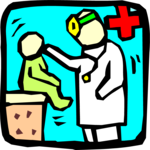 Pediatrician & Patient 1 (2) Clip Art