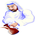 Middle Eastern Man 01 Clip Art