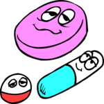 Pills - Laid Back Clip Art