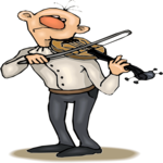 Violinist 18 Clip Art