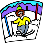 Skier 74 Clip Art