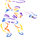Badminton - Player 3 Clip Art
