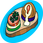 Hors d'oeuvres 08 Clip Art