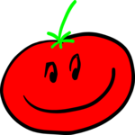 Tomato - Happy 1 Clip Art