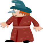 Costume - Witch 06 Clip Art