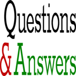 Questions & Answers Clip Art