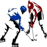 Ice Hockey - Players 2 Clip Art
