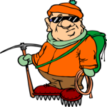 Mountain Climbing 18 Clip Art