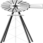 Windmill 1 Clip Art