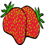 Strawberries 02 Clip Art