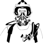 Scuba Diver 02 Clip Art