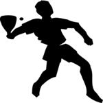 Racquetball - Player Clip Art