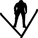 Skiing - Jumper Clip Art