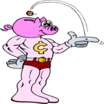 Piggy Bank - Super Hero