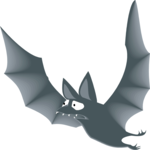 Bat - Nervous Clip Art
