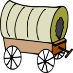 Covered Wagon 04 Clip Art
