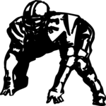 Football - Player 10 Clip Art