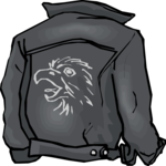 Jacket - Leather 03 Clip Art
