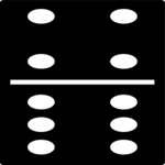 Domino - 6 & 4 Clip Art