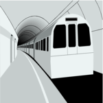 Subway Train 3 Clip Art