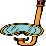 Snorkel & Mask Clip Art