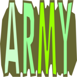 Army - Title Clip Art