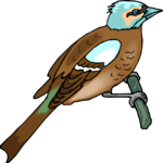 Bird Perched 72 Clip Art