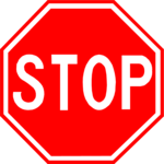 Stop 01 Clip Art