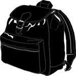 Backpack 05 Clip Art